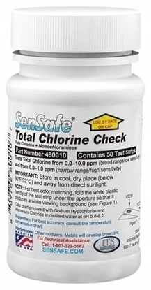 SenSafe® Total Chlorine Test. Test ανίχνευσης ολικού χλωρίου στο νερό φωτό 1
